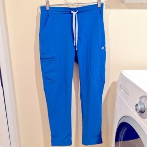 Figs Yola Skinny Scrub Pants- Royal Blue XS petite